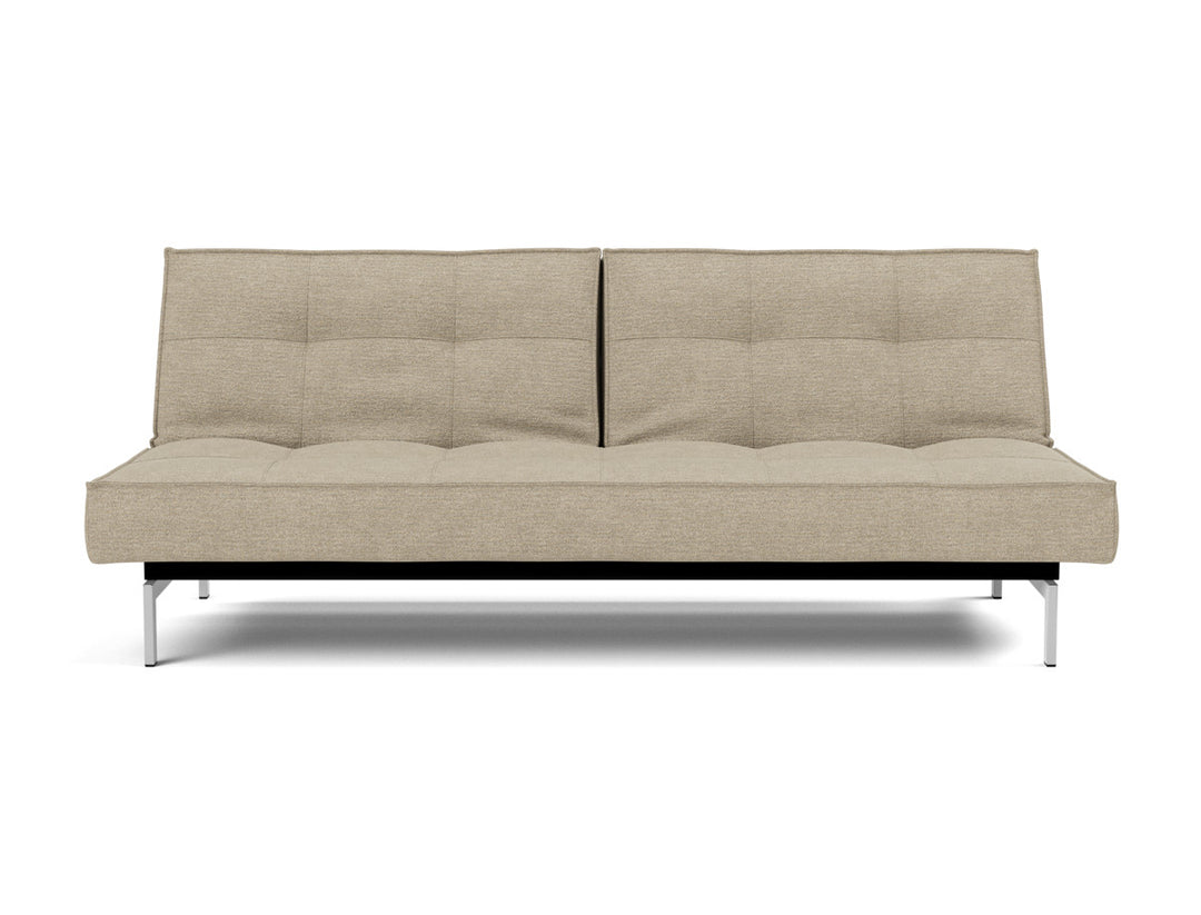 Canapea extensibila Splitback Chrome 115x210cm, tesatura la alegere #material_356-taura-sand