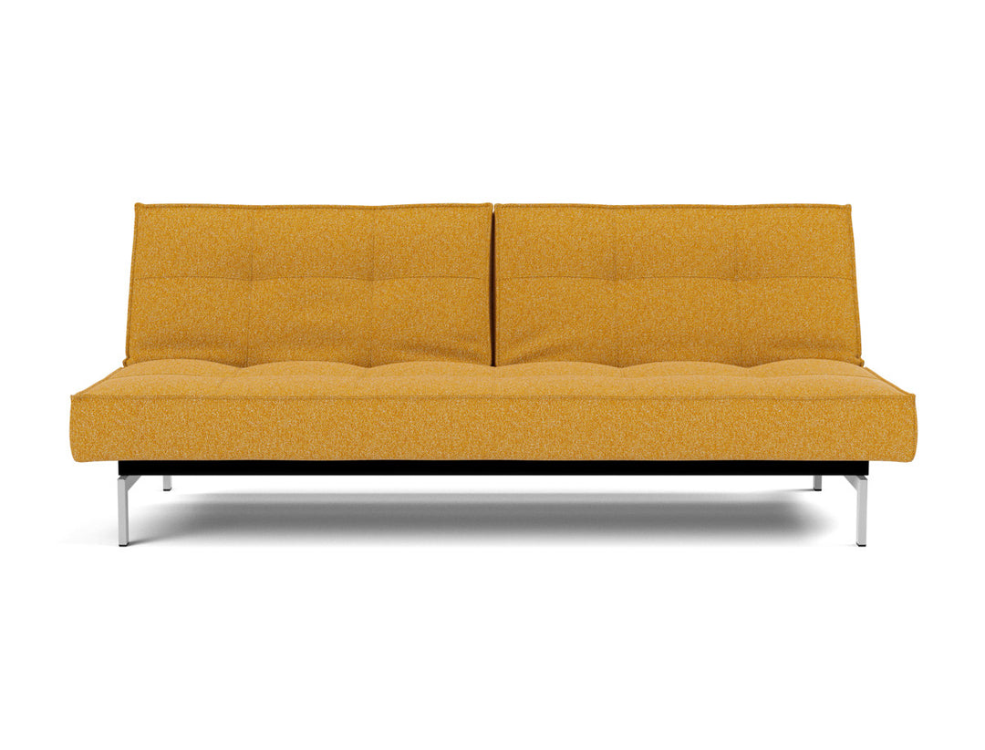 Canapea extensibila Splitback Chrome 115x210cm, tesatura la alegere #material_536-boucl-ochre