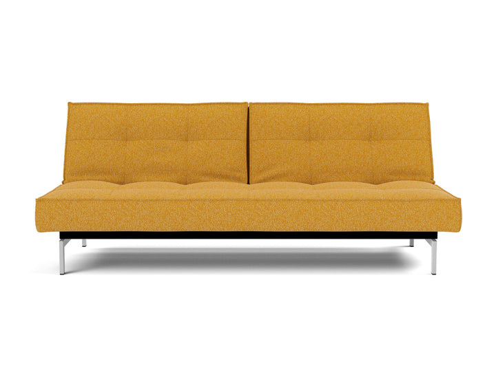 Canapea extensibila Splitback Chrome 115x210cm, tesatura la alegere #material_536-boucl-ochre