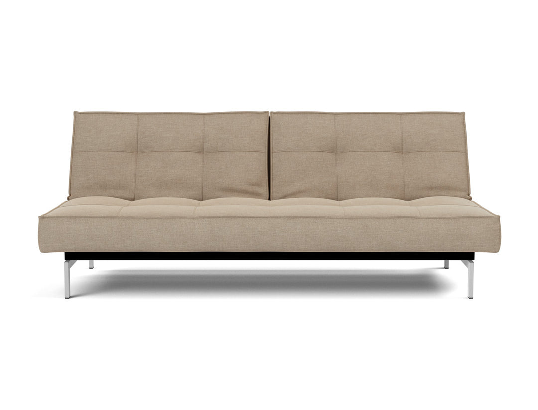 Canapea extensibila Splitback Chrome 115x210cm, tesatura la alegere #material_587-phobos-mocha