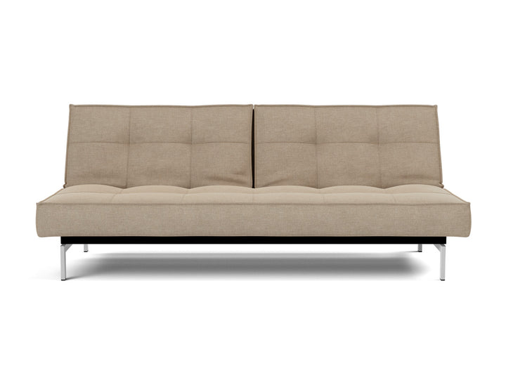 Canapea extensibila Splitback Chrome 115x210cm, tesatura la alegere #material_587-phobos-mocha