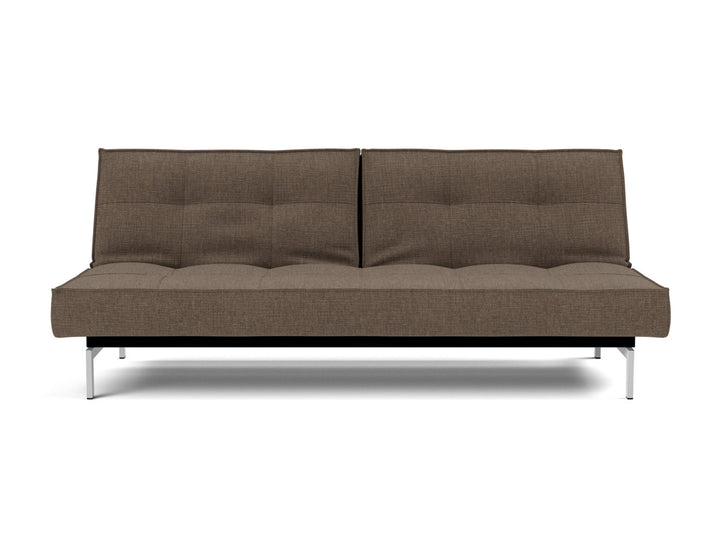 Canapea extensibila Splitback Chrome 115x210cm, tesatura la alegere #material_411-esina-cedar-brown
