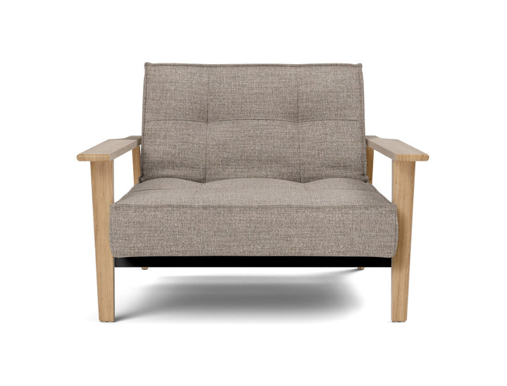 Fotoliu recliner Splitback Frej Oak 115x90cm, tesatura la alegere #material_472-yuveno-warm-grey
