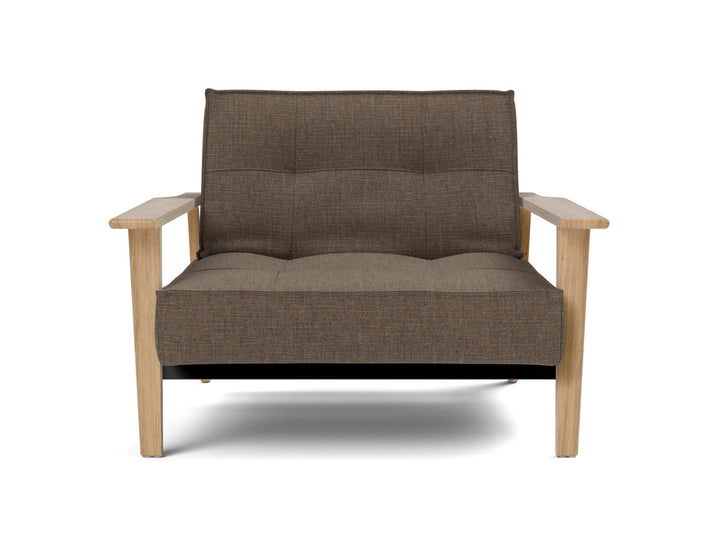 Fotoliu recliner Splitback Frej Oak 115x90cm, tesatura la alegere #material_411-esina-cedar-brown
