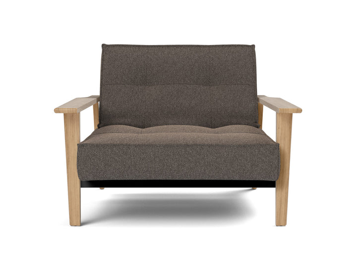 Fotoliu recliner Splitback Frej Oak 115x90cm, tesatura la alegere #material_530-boucl-taupe