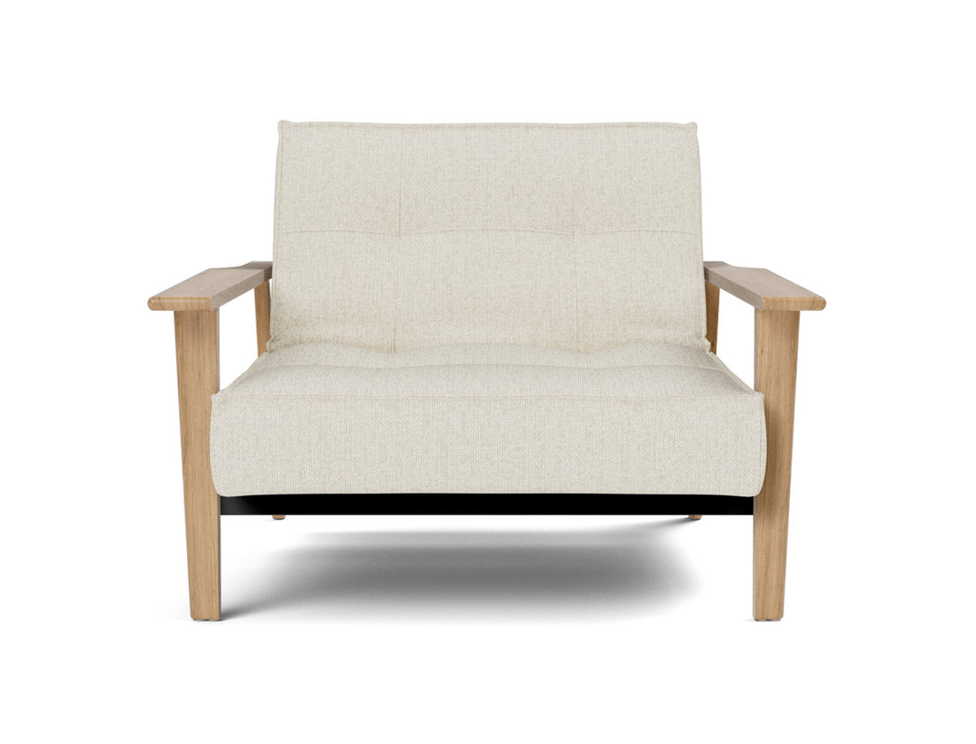 Fotoliu recliner Splitback Frej Oak 115x90cm, tesatura la alegere #material_531-boucl-off-white