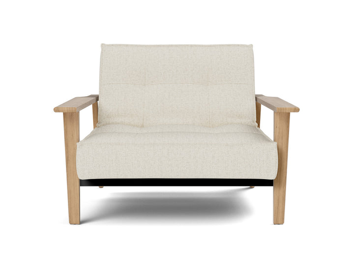 Fotoliu recliner Splitback Frej Oak 115x90cm, tesatura la alegere #material_531-boucl-off-white