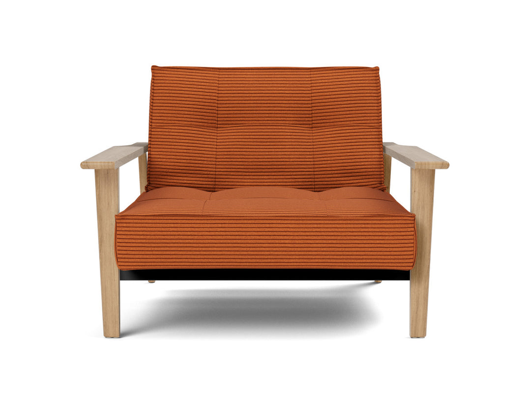 Fotoliu recliner Splitback Frej Oak 115x90cm, tesatura la alegere #material_595-corduroy-burnt-orange