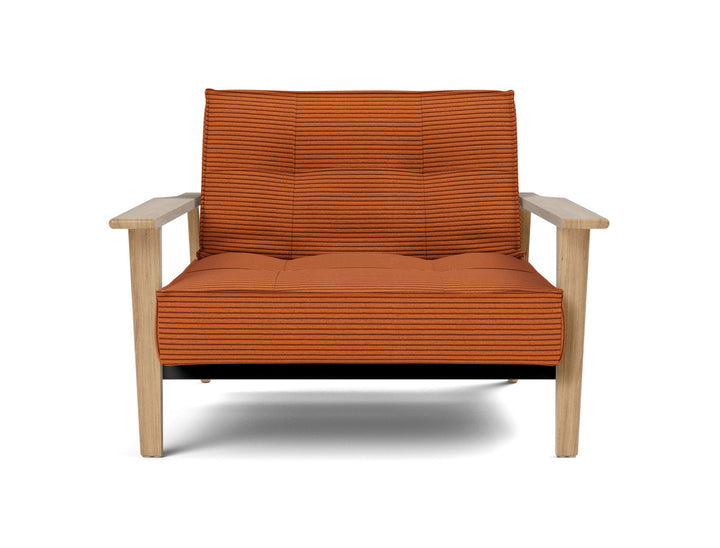 Fotoliu recliner Splitback Frej Oak 115x90cm, tesatura la alegere #material_595-corduroy-burnt-orange