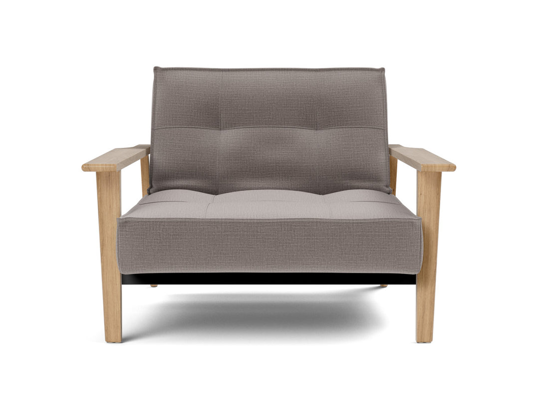 Fotoliu recliner Splitback Frej Oak 115x90cm, tesatura la alegere #material_418-esina-truffle