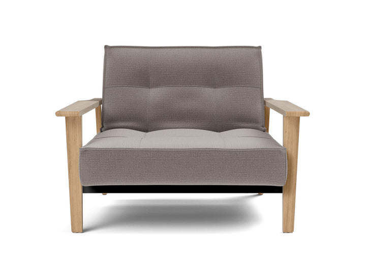 Fotoliu recliner Splitback Frej Oak 115x90cm, tesatura la alegere #material_418-esina-truffle
