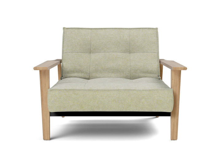 Fotoliu recliner Splitback Frej Oak 115x90cm, tesatura la alegere #material_280-avella-sand