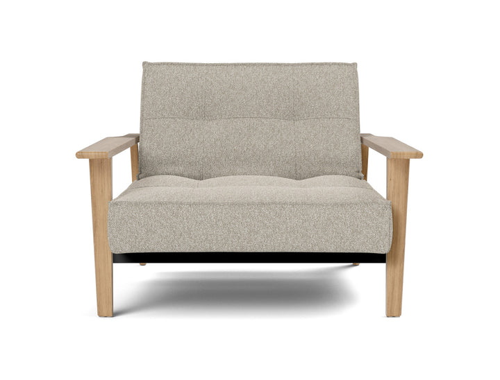 Fotoliu recliner Splitback Frej Oak 115x90cm, tesatura la alegere #material_539-boucl-beige