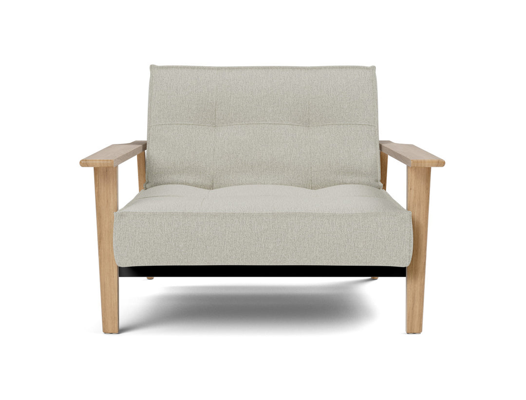Fotoliu recliner Splitback Frej Oak 115x90cm, tesatura la alegere #material_527-mixed-dance-natural