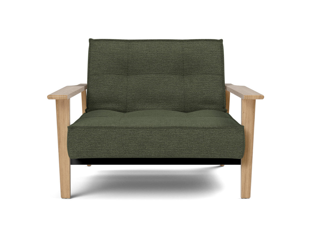 Fotoliu recliner Splitback Frej Oak 115x90cm, tesatura la alegere #material_353-taura-forest