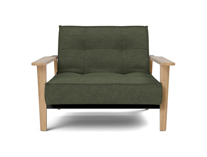 Fotoliu recliner Splitback Frej Oak 115x90cm, tesatura la alegere #material_353-taura-forest