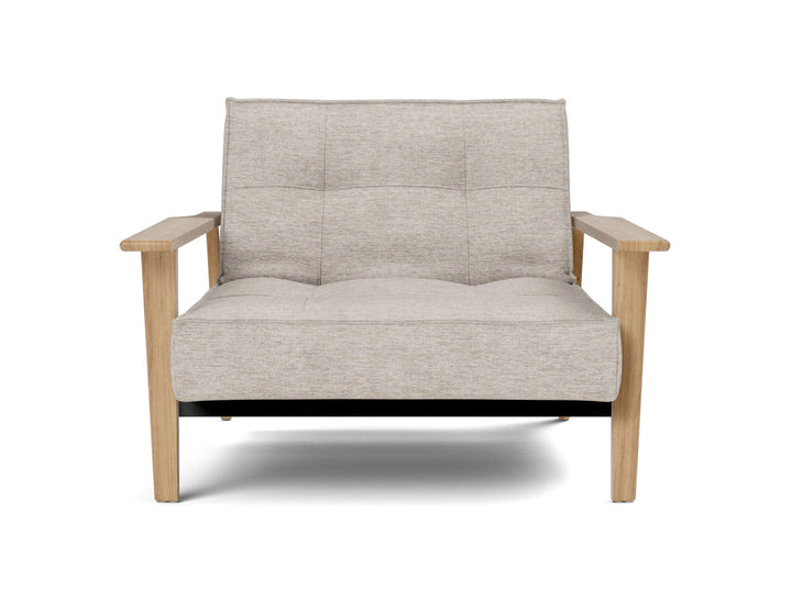 Fotoliu recliner Splitback Frej Oak 115x90cm, tesatura la alegere #material_471-yuveno-sand