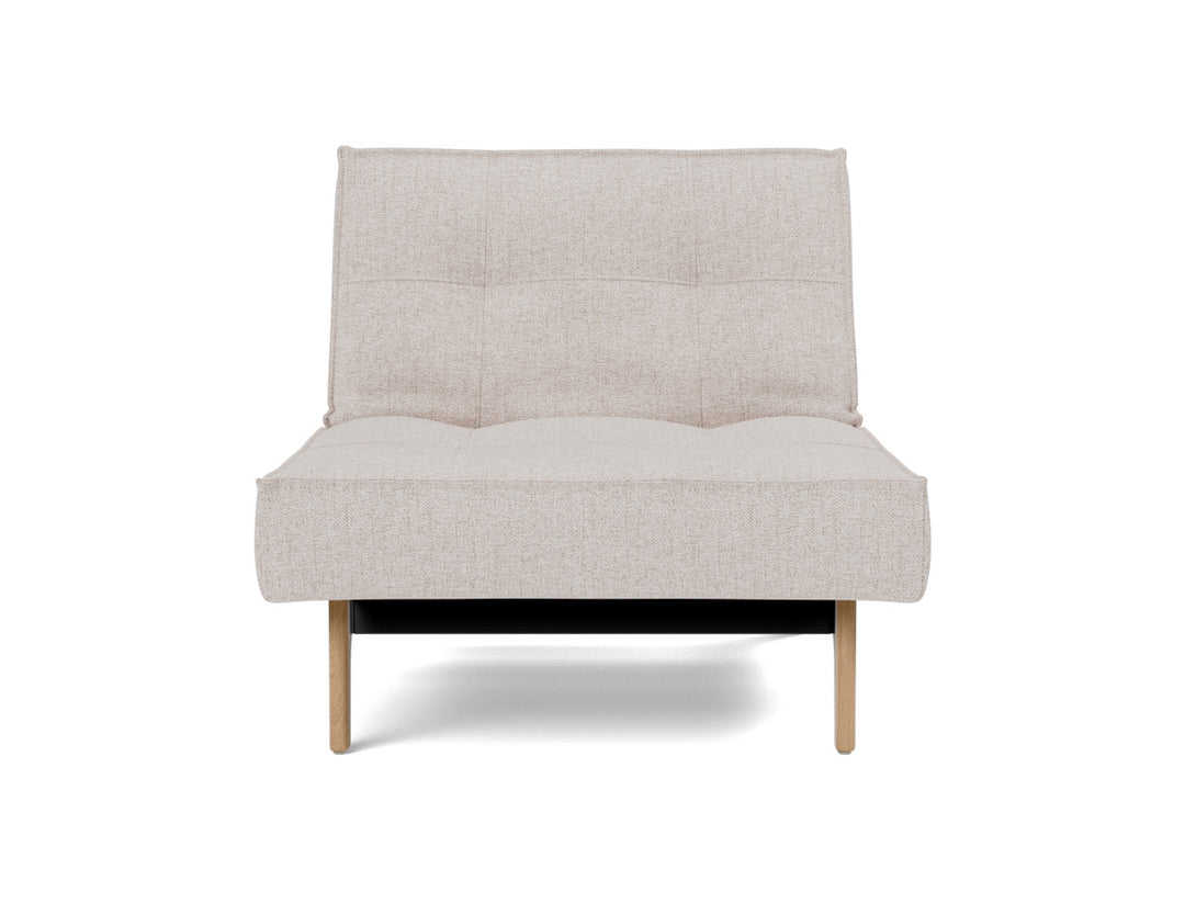 Fotoliu recliner Splitback Eik Oak 115x90cm, tesatura la alegere #material_300-weda-sand