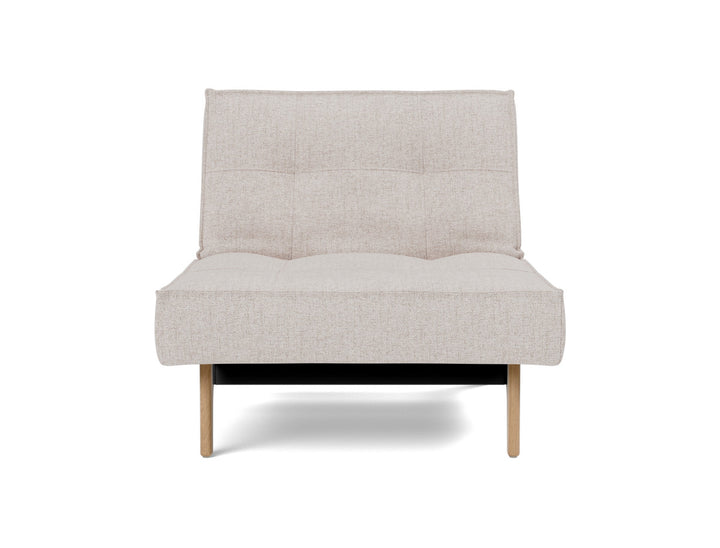 Fotoliu recliner Splitback Eik Oak 115x90cm, tesatura la alegere #material_300-weda-sand