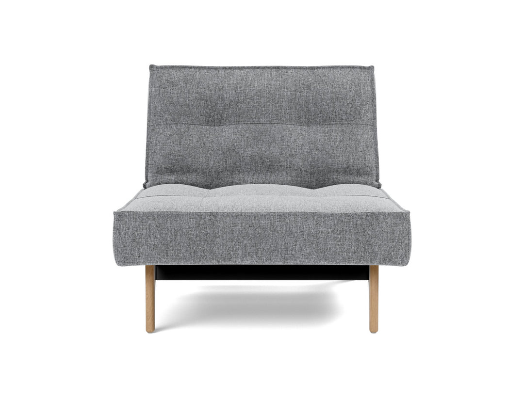 Fotoliu recliner Splitback Eik Oak 115x90cm, tesatura la alegere #material_565-twist-granite