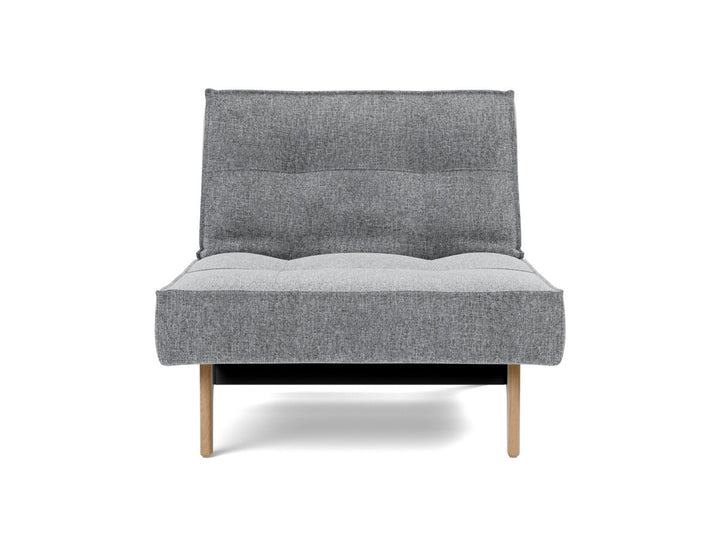 Fotoliu recliner Splitback Eik Oak 115x90cm, tesatura la alegere #material_565-twist-granite