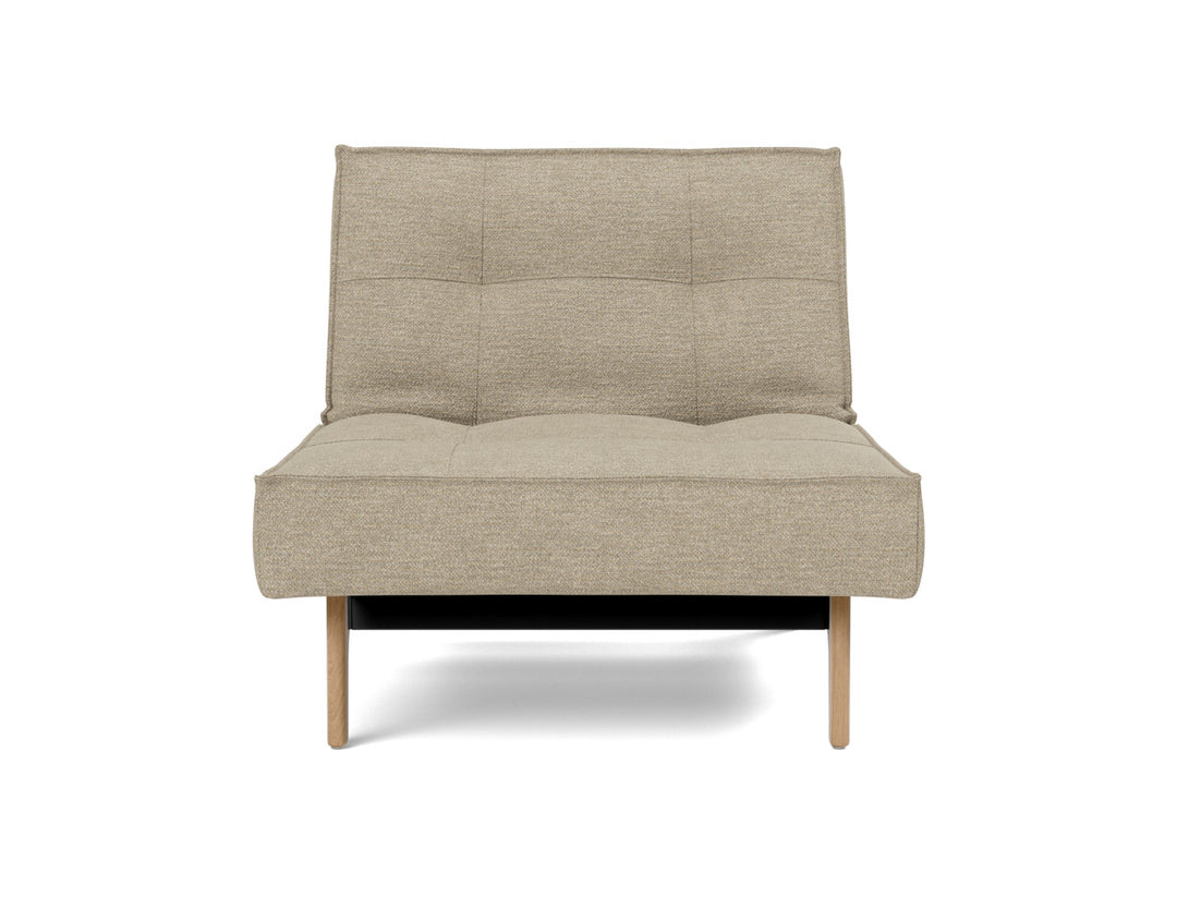 Fotoliu recliner Splitback Eik Oak 115x90cm, tesatura la alegere #material_356-taura-sand