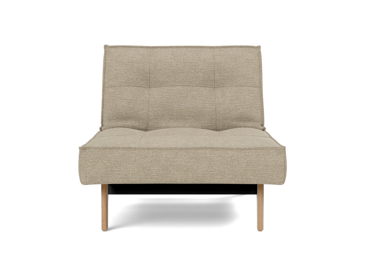 Fotoliu recliner Splitback Eik Oak 115x90cm, tesatura la alegere #material_356-taura-sand