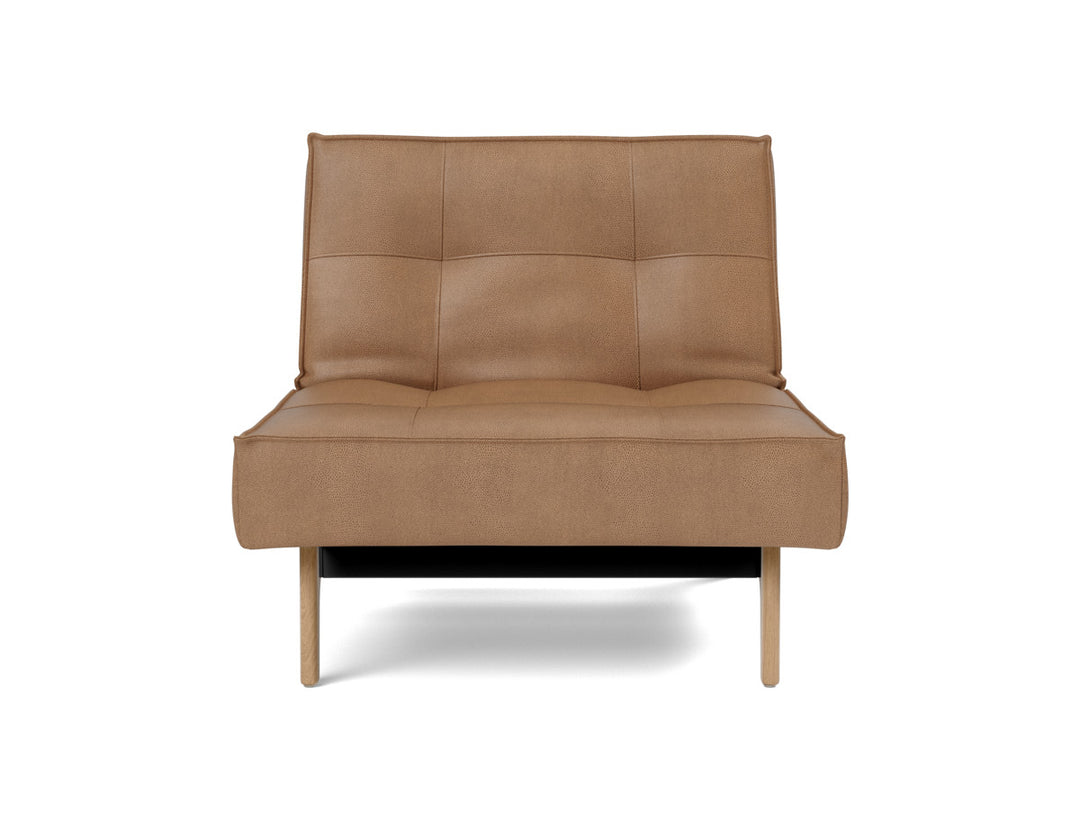 Fotoliu recliner Splitback Eik Oak 115x90cm, tesatura la alegere #material_551-faunal-brown