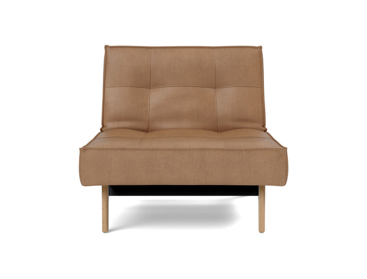 Fotoliu recliner Splitback Eik Oak 115x90cm, tesatura la alegere #material_551-faunal-brown