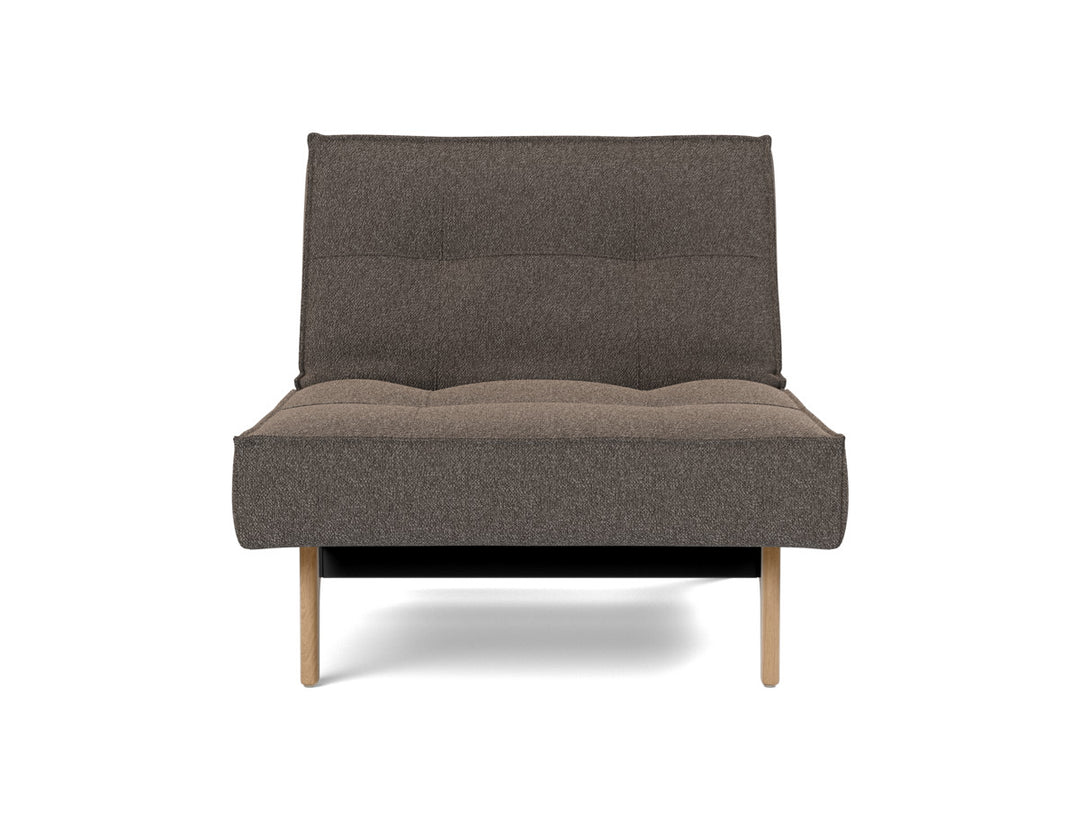 Fotoliu recliner Splitback Eik Oak 115x90cm, tesatura la alegere #material_530-boucl-taupe