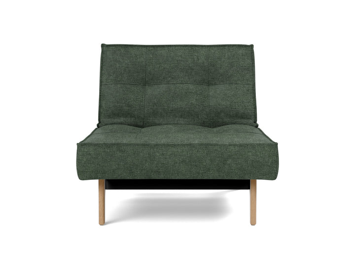Fotoliu recliner Splitback Eik Oak 115x90cm, tesatura la alegere #material_281-avella-pine-green