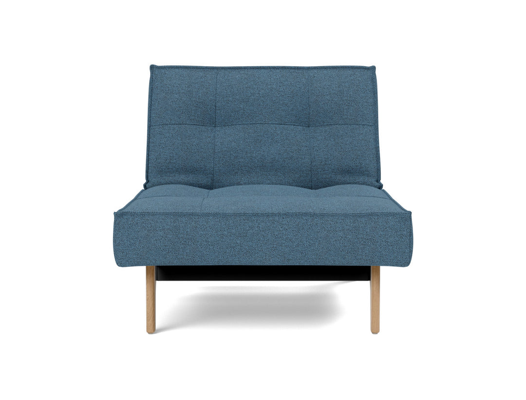 Fotoliu recliner Splitback Eik Oak 115x90cm, tesatura la alegere #material_302-weda-blue