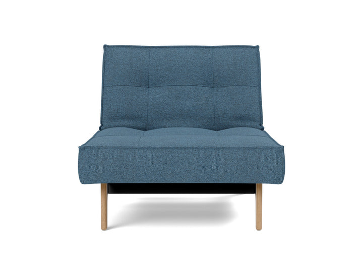 Fotoliu recliner Splitback Eik Oak 115x90cm, tesatura la alegere #material_302-weda-blue