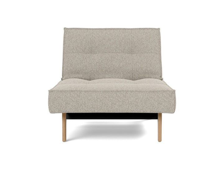 Fotoliu recliner Splitback Eik Oak 115x90cm, tesatura la alegere #material_539-boucl-beige
