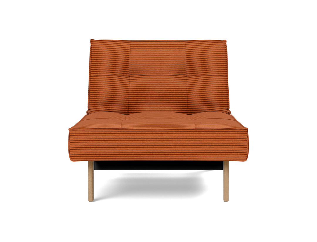Fotoliu recliner Splitback Eik Oak 115x90cm, tesatura la alegere #material_595-corduroy-burnt-orange