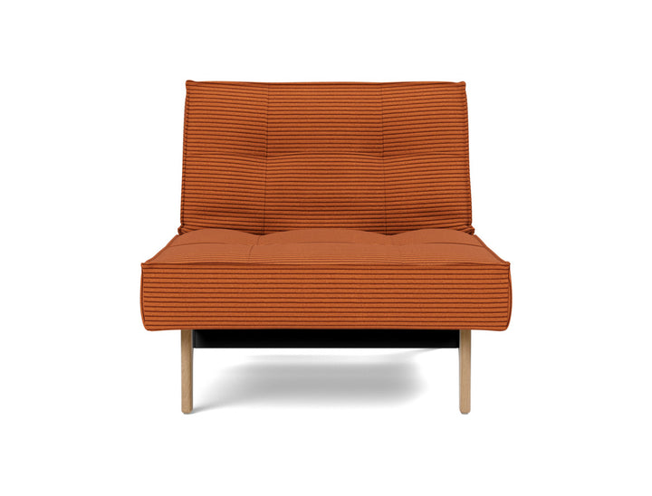 Fotoliu recliner Splitback Eik Oak 115x90cm, tesatura la alegere #material_595-corduroy-burnt-orange