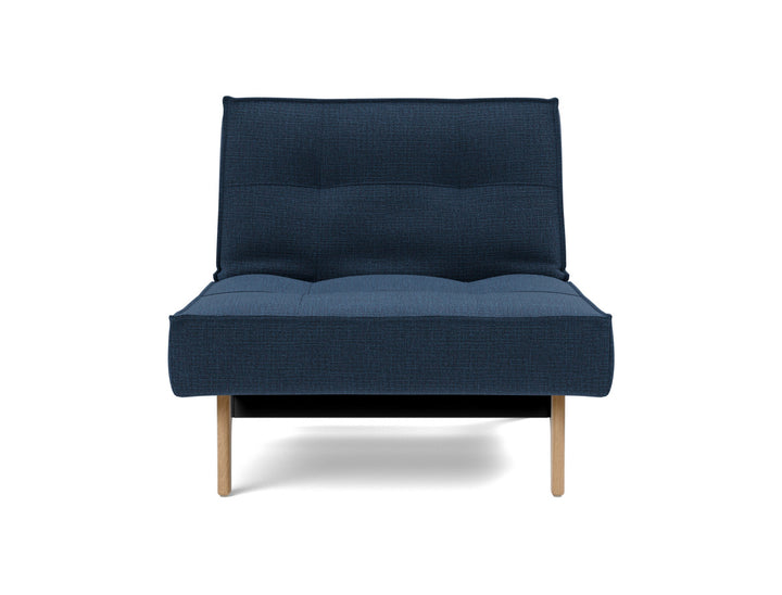 Fotoliu recliner Splitback Eik Oak 115x90cm, tesatura la alegere #material_414-esina-indigo-blue