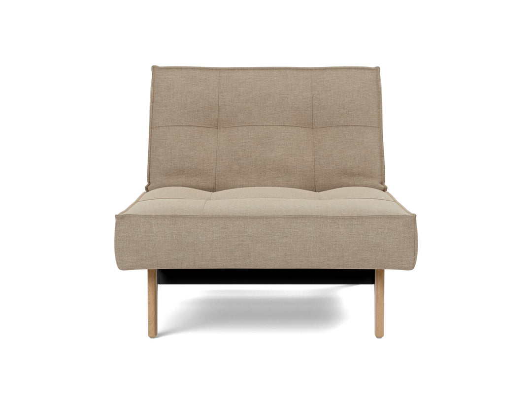 Fotoliu recliner Splitback Eik Oak 115x90cm, tesatura la alegere #material_587-phobos-mocha