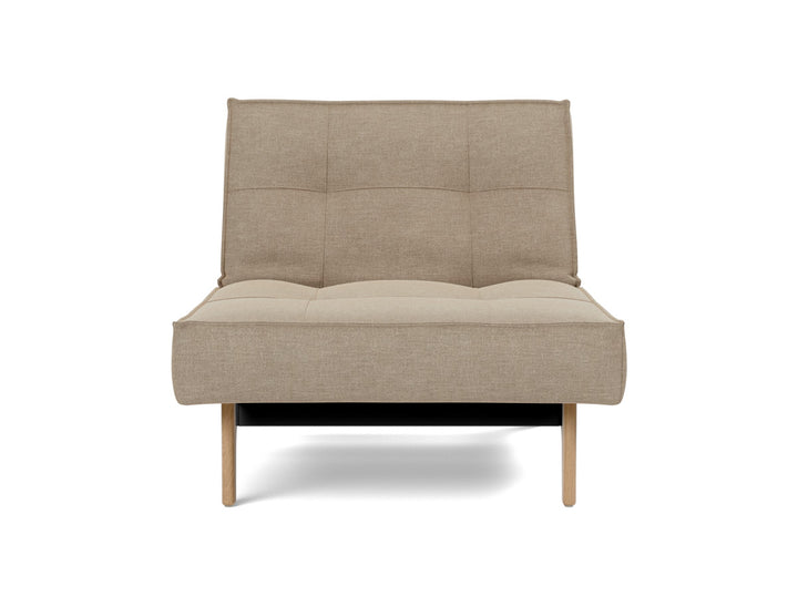 Fotoliu recliner Splitback Eik Oak 115x90cm, tesatura la alegere #material_587-phobos-mocha