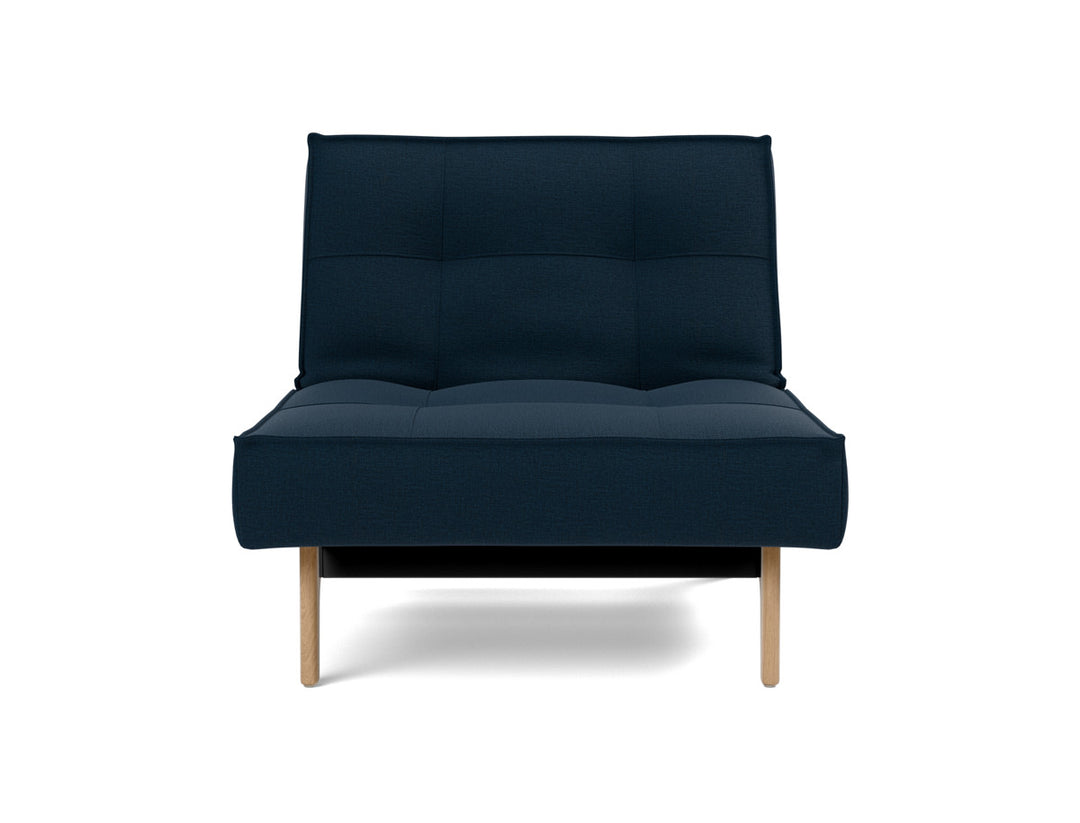Fotoliu recliner Splitback Eik Oak 115x90cm, tesatura la alegere #material_528-mixed-dance-blue