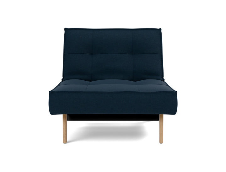 Fotoliu recliner Splitback Eik Oak 115x90cm, tesatura la alegere #material_528-mixed-dance-blue