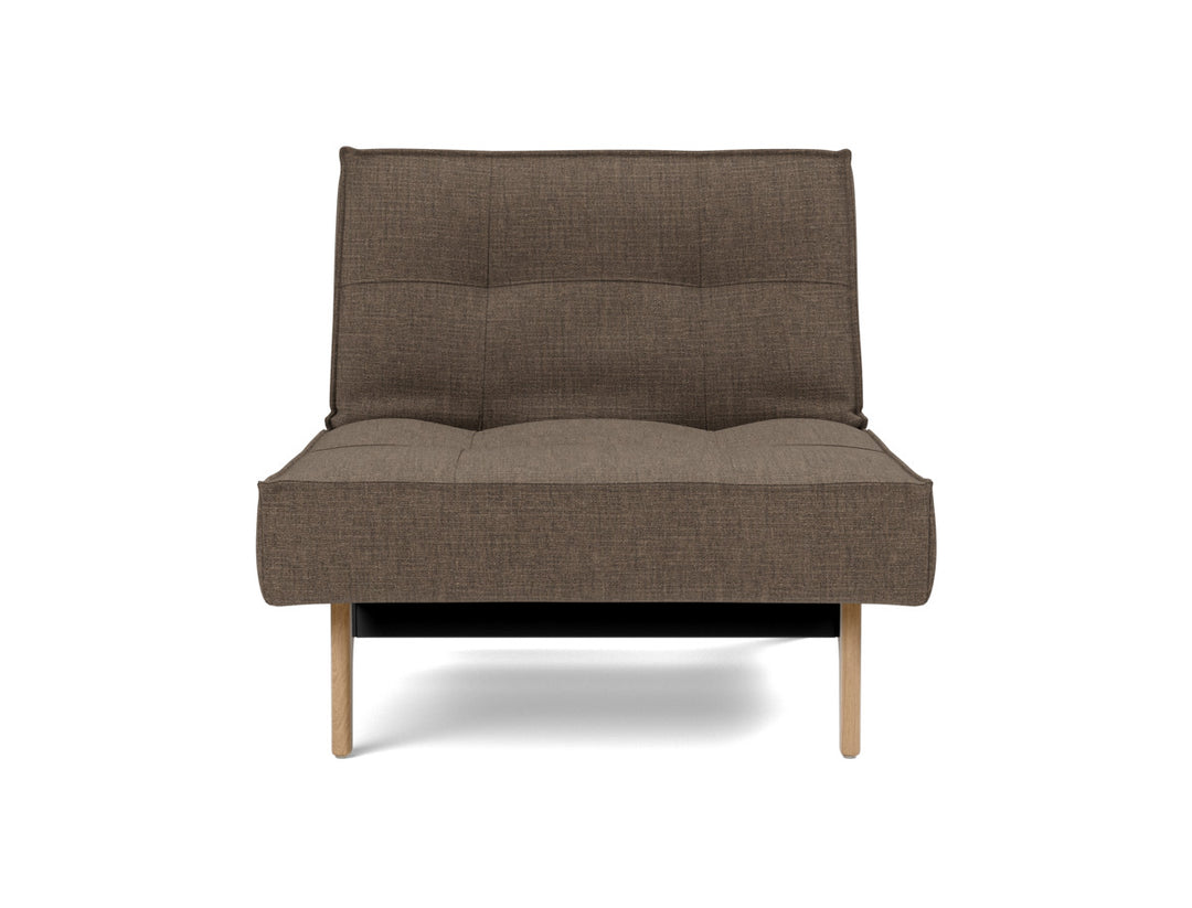 Fotoliu recliner Splitback Eik Oak 115x90cm, tesatura la alegere #material_411-esina-cedar-brown