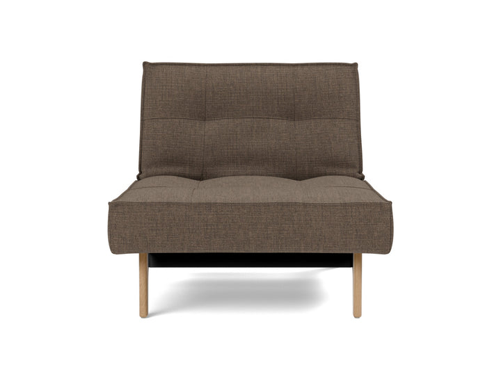 Fotoliu recliner Splitback Eik Oak 115x90cm, tesatura la alegere #material_411-esina-cedar-brown