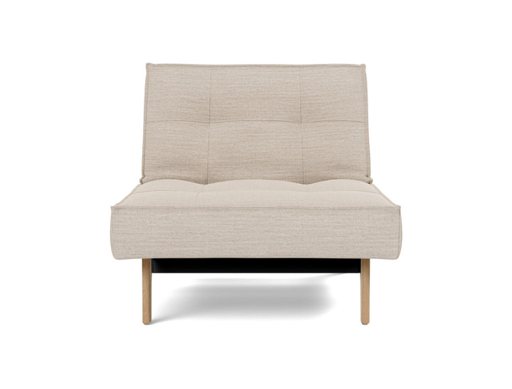 Fotoliu recliner Splitback Eik Oak 115x90cm, tesatura la alegere #material_612-blida-sand-grey