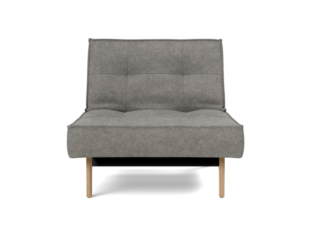 Fotoliu recliner Splitback Eik Oak 115x90cm, tesatura la alegere #material_282-avella-warm-grey