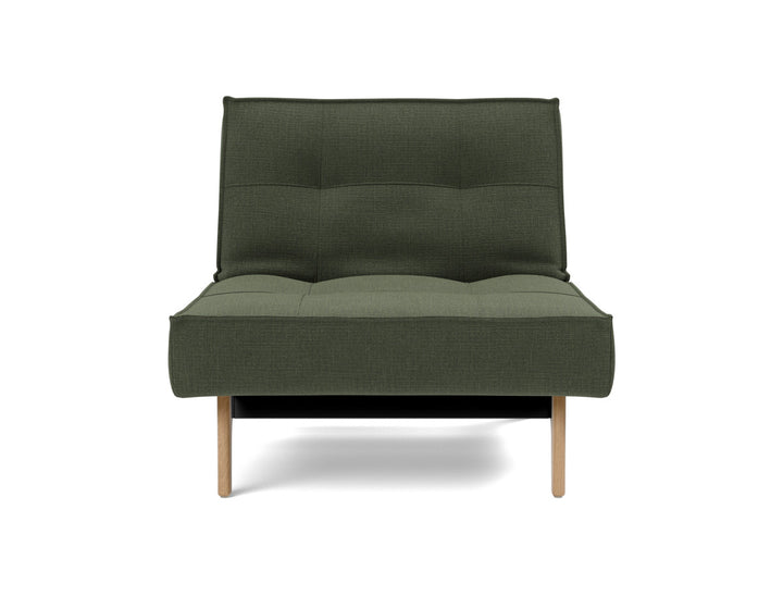 Fotoliu recliner Splitback Eik Oak 115x90cm, tesatura la alegere #material_413-esina-olive-green