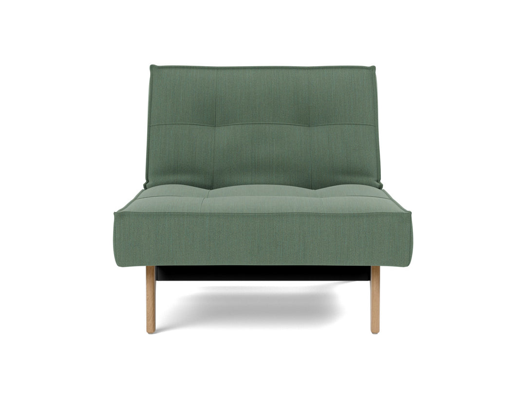 Fotoliu recliner Splitback Eik Oak 115x90cm, tesatura la alegere #material_518-elegance-green