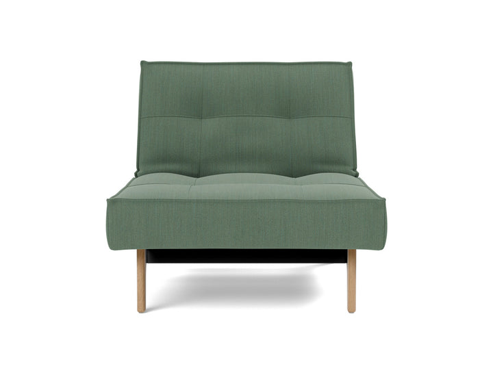 Fotoliu recliner Splitback Eik Oak 115x90cm, tesatura la alegere #material_518-elegance-green