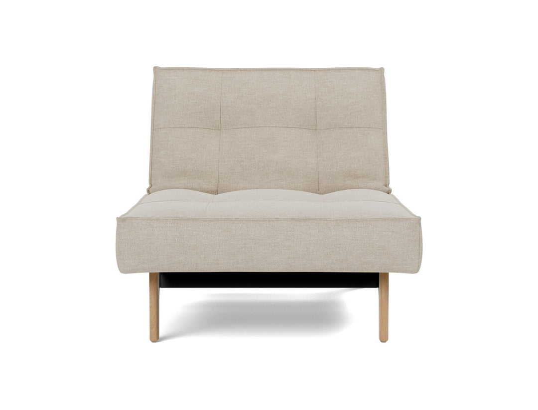 Fotoliu recliner Splitback Eik Oak 115x90cm, tesatura la alegere #material_586-phobos-latte