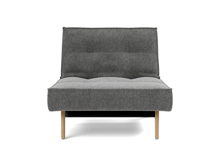 Fotoliu recliner Splitback Eik Oak 115x90cm, tesatura la alegere #material_563-twist-charcoal